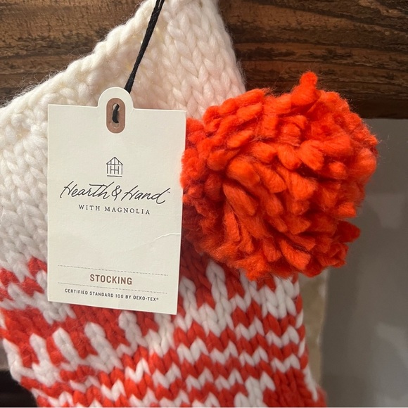 NWT Magnolia (Chip and Joanne Gaines) Hearth and Hand Set of 2 Holiday Stockings - Picture 2 of 6